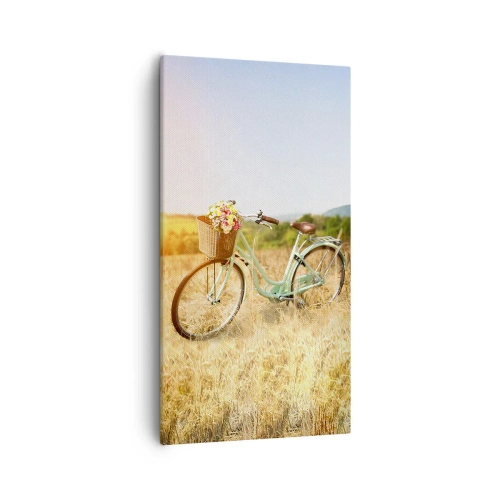 Schilderen op canvas - Ik blijf hier nog even - 55x100 cm