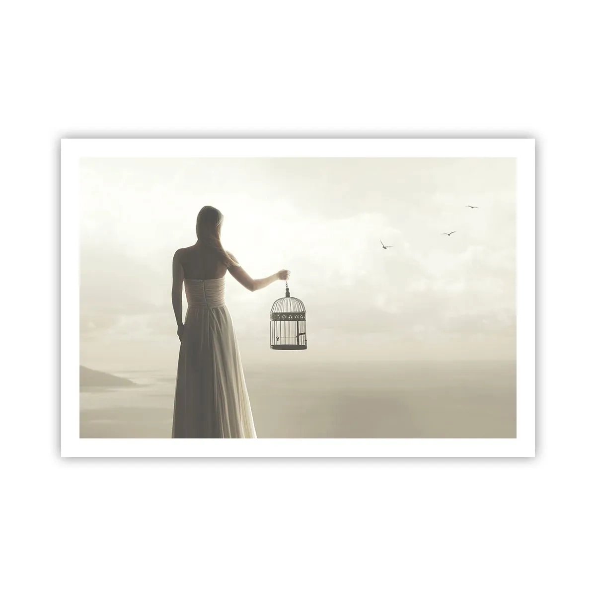 Poster - Wees vrij - 91x61 cm