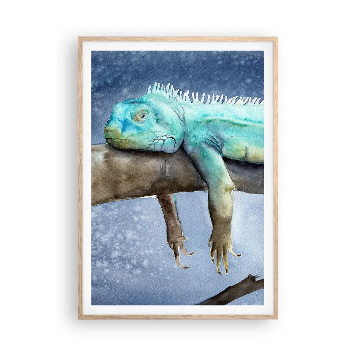 Een poster in een licht eiken lijst - Het is goed! - 70x100 cm