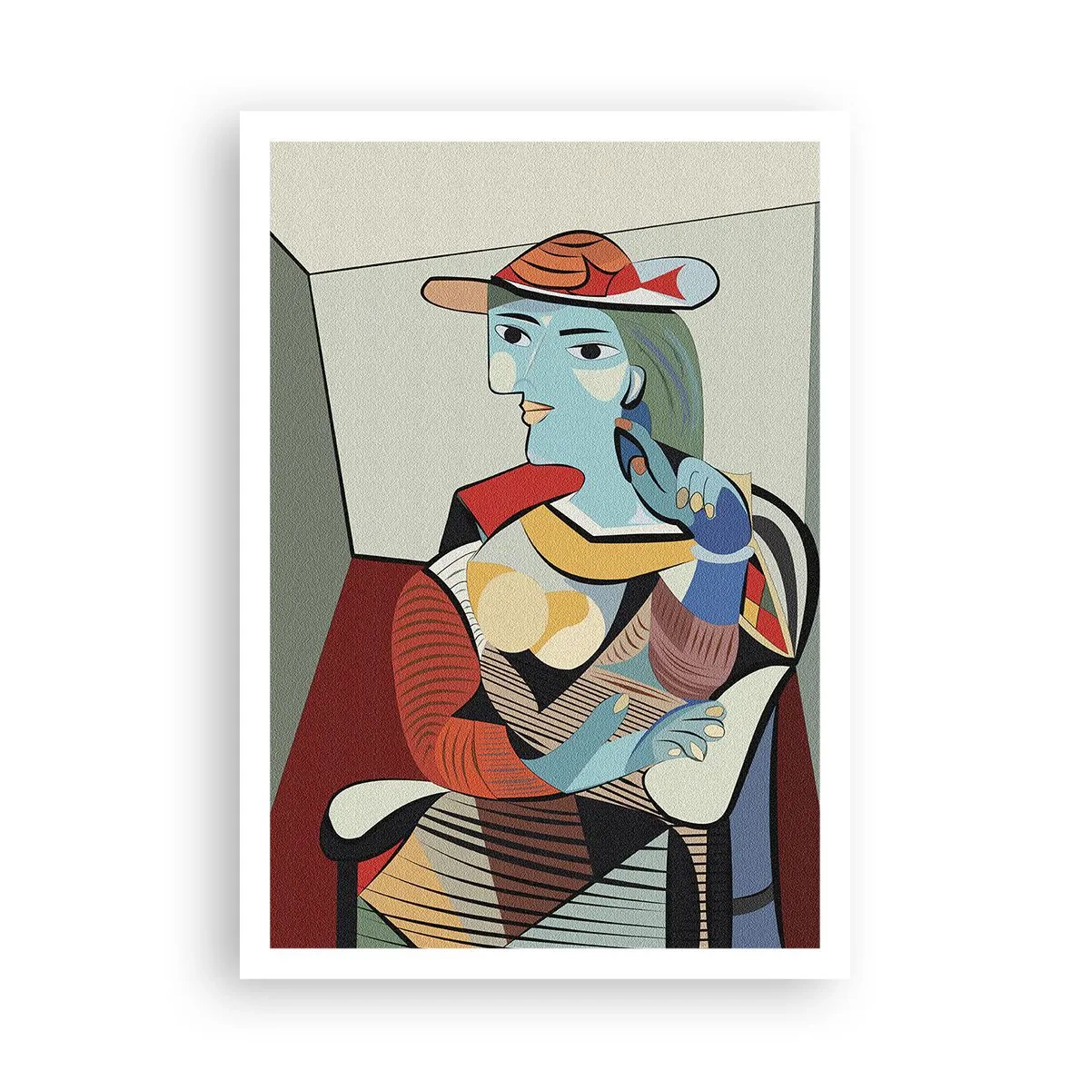 Poster - Door de ogen van Picasso - 70x100 cm