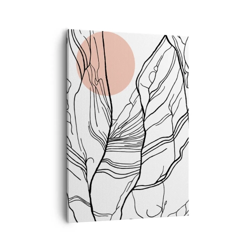 Schilderen op canvas - In een web van twijgen - 50x70 cm