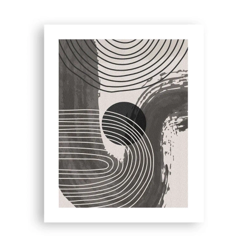 Poster - Het ovaal wint - 40x50 cm