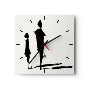 Wandklok - Klok - Zeker samen? - 30x30 cm