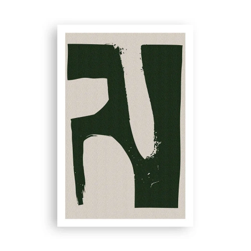 Poster - Baaien van wit - 61x91 cm