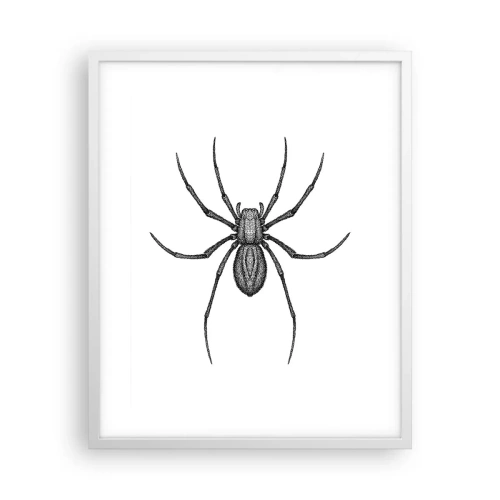 Poster in een witte lijst - Verontrustende precisie - 40x50 cm