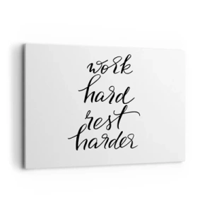 Schilderen op canvas - Levensbalans - 100x70 cm