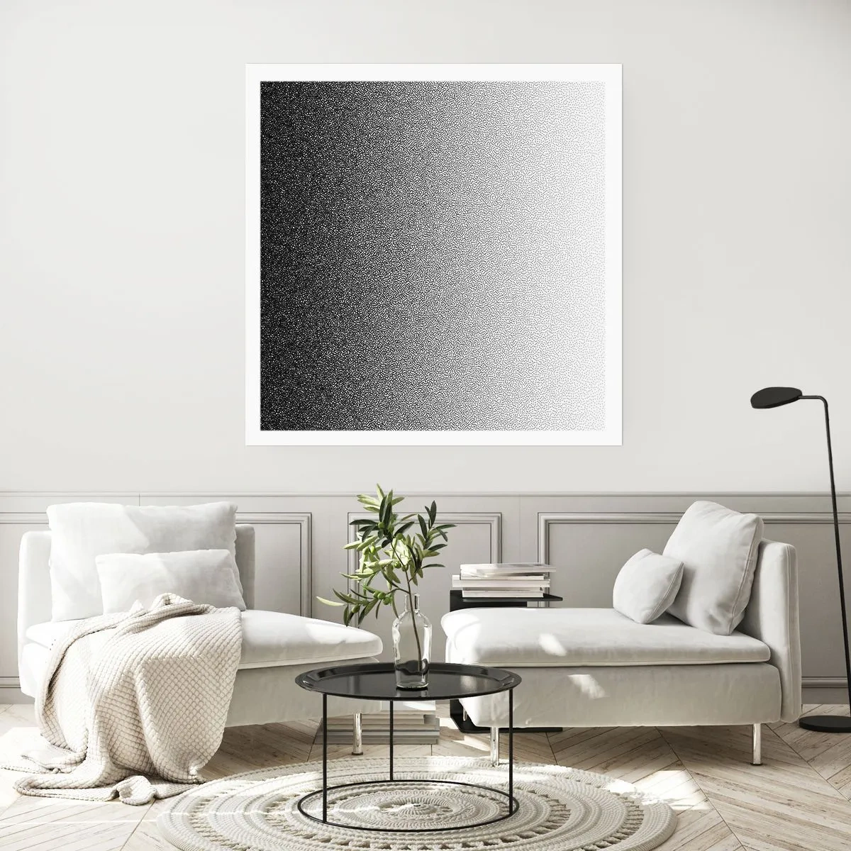 Poster - Naar het licht - 30x30 cm