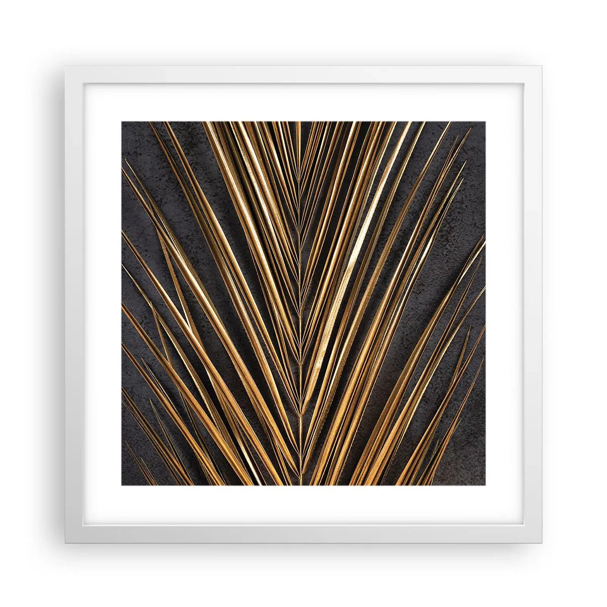 Poster in een witte lijst - Het goud van de tropen - 40x40 cm