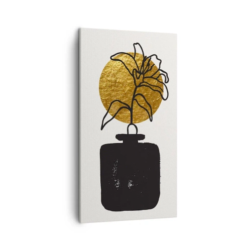 Schilderen op canvas - Schoonheid is goud waard - 45x80 cm