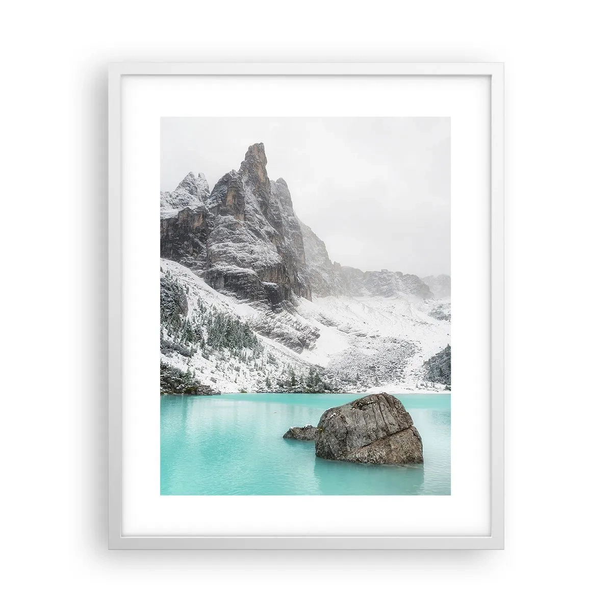 Poster in een witte lijst - Bewakend - 40x50 cm