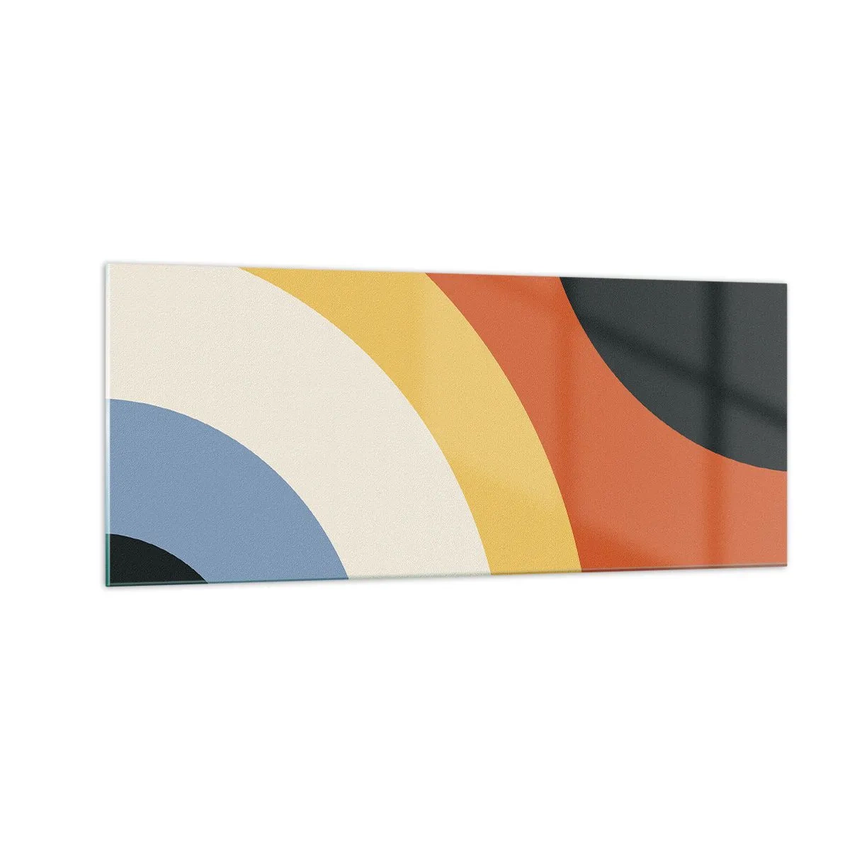 Schilderen op glas - Naar mezelf toe - 100x40 cm