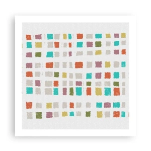 Poster - Onbekend spel - 60x60 cm