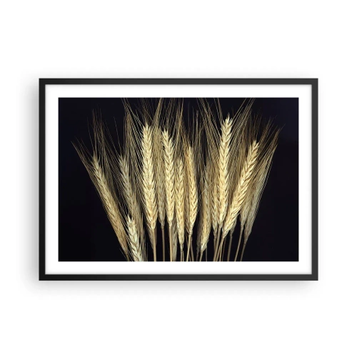 Poster in een zwarte lijst - Rustieke magie - 70x50 cm