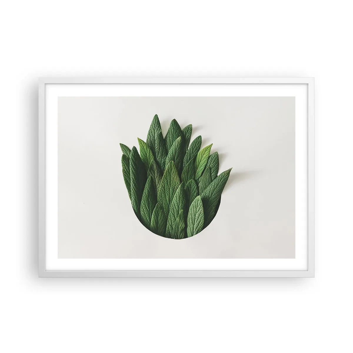 Poster in een witte lijst - Ongebreidelde nieuwsgierigheid - 70x50 cm