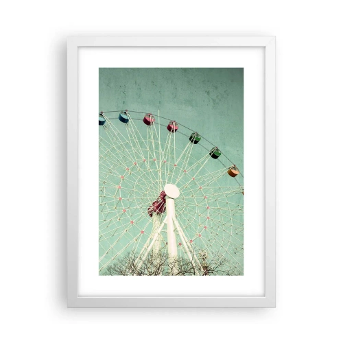 Poster in een witte lijst - Wij nodigen u uit om plezier te hebben - 30x40 cm