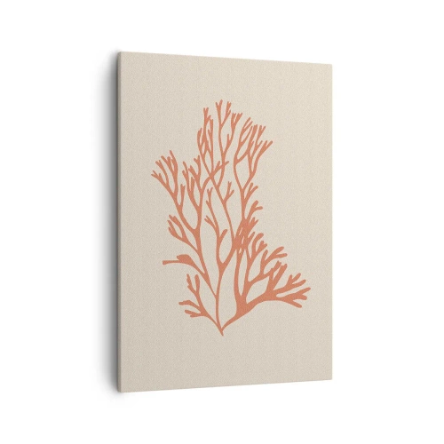 Schilderen op canvas - Koraal filigraan - 50x70 cm