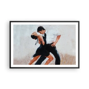 Poster in een zwarte lijst - Tango van mijn dromen - 91x61 cm
