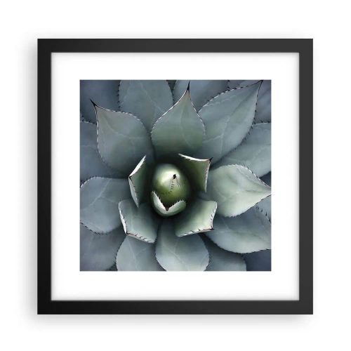 Poster in een zwarte lijst - Het trekt aan en waarschuwt - 30x30 cm