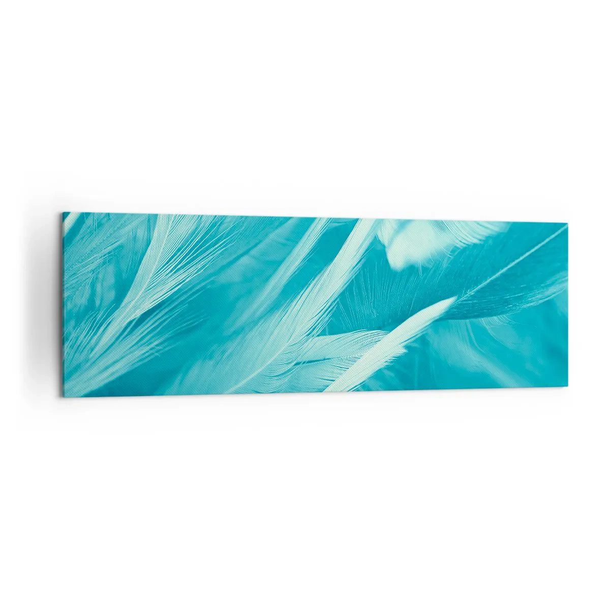 Schilderen op canvas - Verdrinken in pluisjes - 160x50 cm