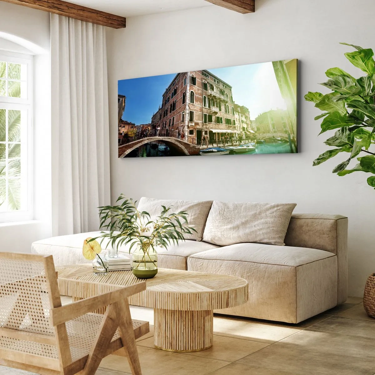 Schilderen op canvas - Venetië - Amore Mio - 120x50 cm