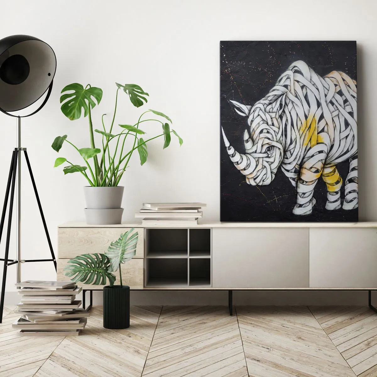 Schilderen op canvas - Hardvochtigheid is een mythe - 50x70 cm