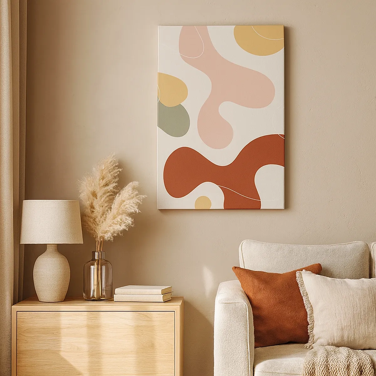 Schilderen op canvas - Kronkels of krullen? - 50x70 cm