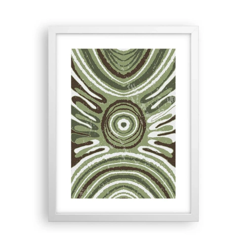 Poster in een witte lijst - Een explosie van emoties - 30x40 cm