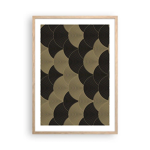 Een poster in een licht eiken lijst - Eenheid in veelheid - 50x70 cm