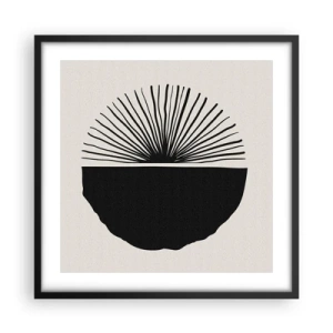 Poster in een zwarte lijst - Een scala aan mogelijkheden - 50x50 cm