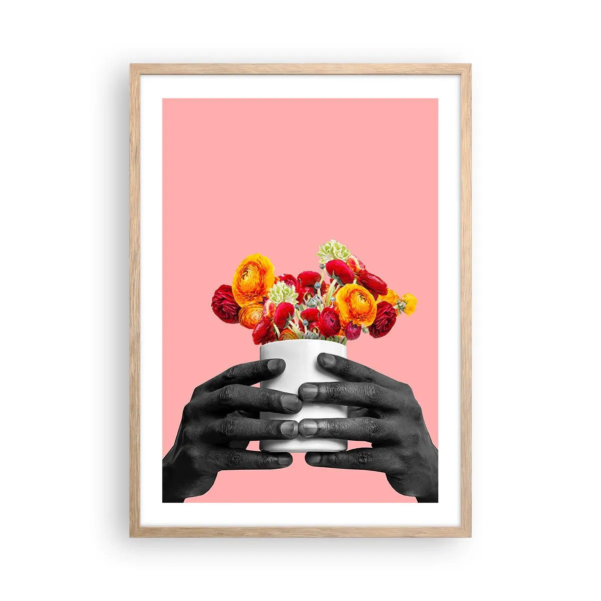 Een poster in een licht eiken lijst - De apotheose van het leven - 50x70 cm