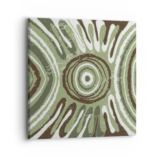 Schilderen op canvas - Een explosie van emoties - 40x40 cm