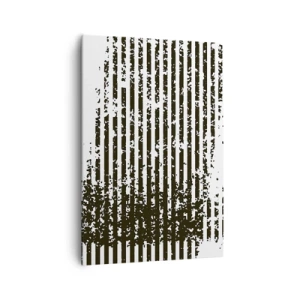 Schilderen op canvas - Ritme en ruis - 70x100 cm