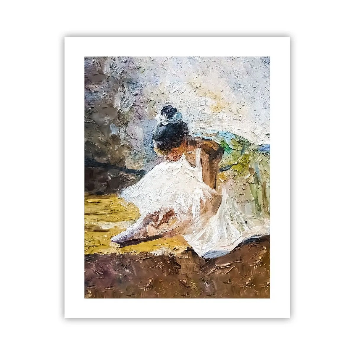 Poster - Naar een schilderij van Degas - 40x50 cm