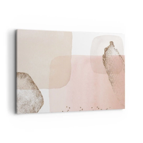 Schilderen op canvas - Een blik door kleur - 120x80 cm