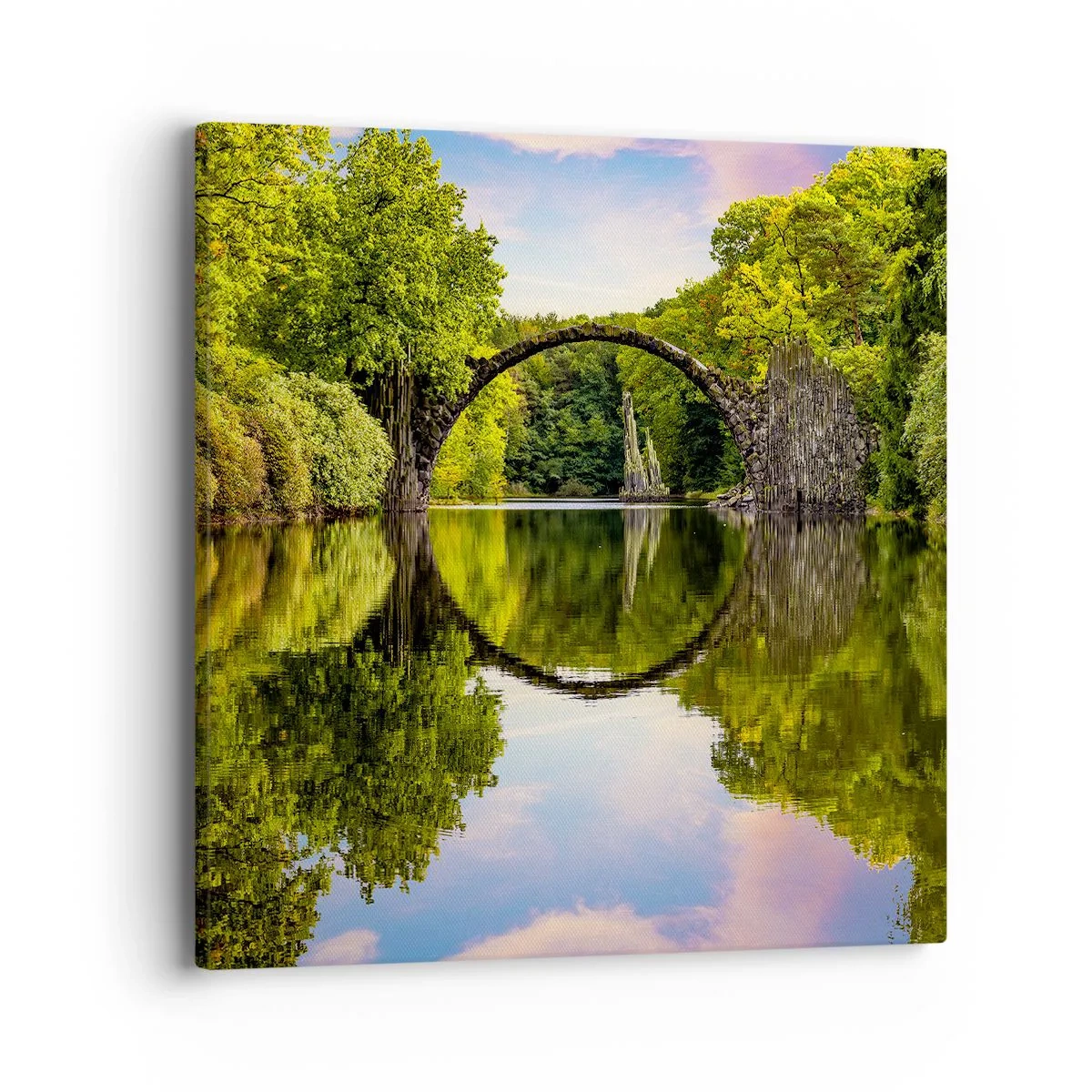 Schilderen op canvas - Op de kruising van twee werelden - 40x40 cm
