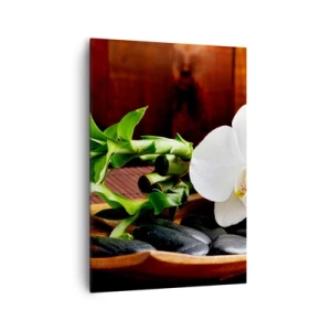 Schilderen op canvas - Geef je over aan de aanraking van de natuur - 70x100 cm