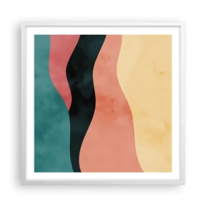 Poster in een witte lijst - Conforme non-conformiteit - 60x60 cm