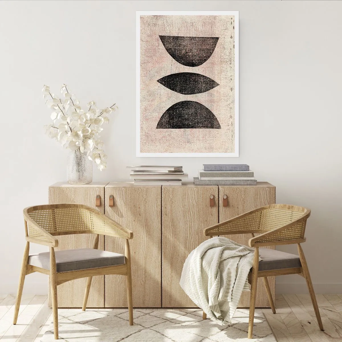 Poster - etnische abstractie - 40x50 cm