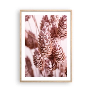 Een poster in een licht eiken lijst - Schijnbaar onopvallend - 50x70 cm