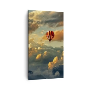 Schilderen op canvas - Ik vlieg omdat ik dat wil - 45x80 cm