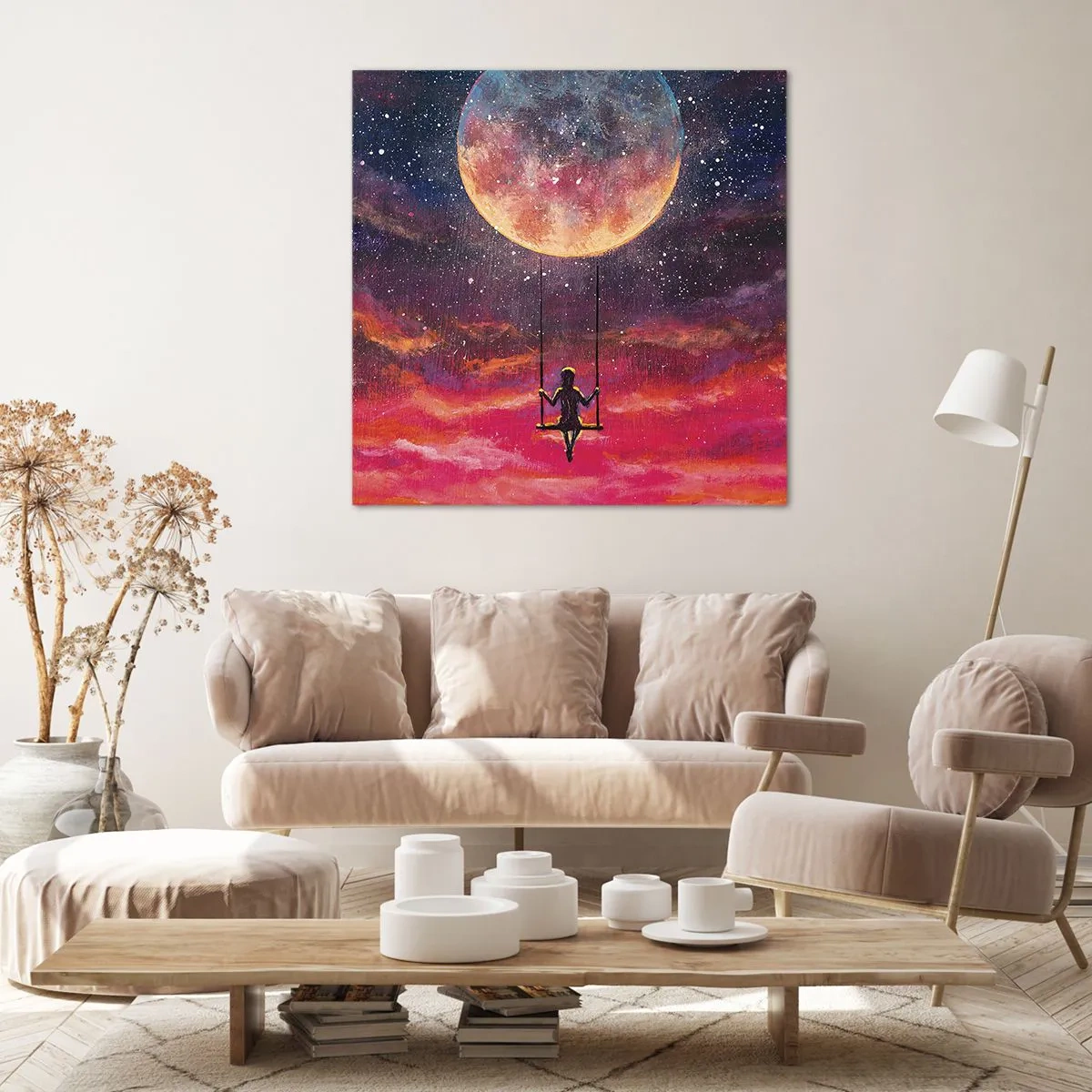 Schilderen op canvas - Droom - 30x30 cm