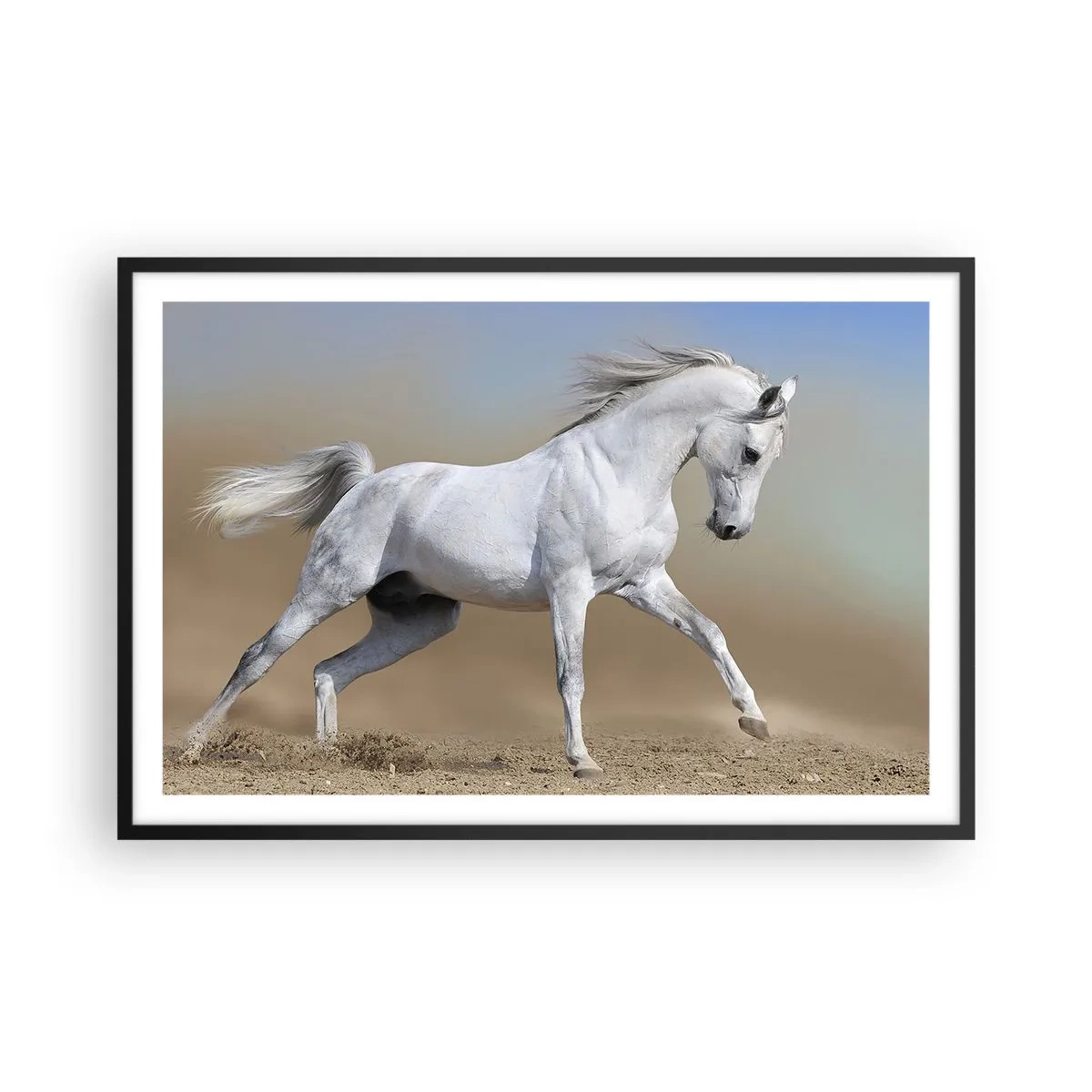 Poster in een zwarte lijst - Het mooiste Arabische sprookje - 91x61 cm