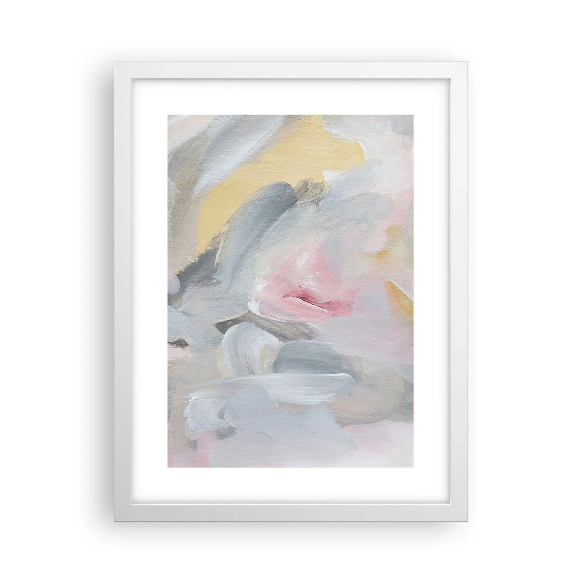 Poster in een witte lijst - In een pastelkleurige wereld - 30x40 cm