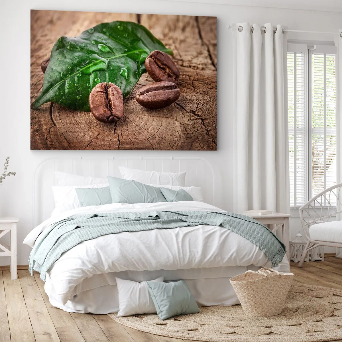 Schilderen op canvas - De meest ware en zwarte - 120x80 cm