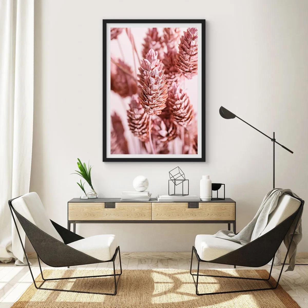 Poster in een zwarte lijst - Schijnbaar onopvallend - 70x100 cm