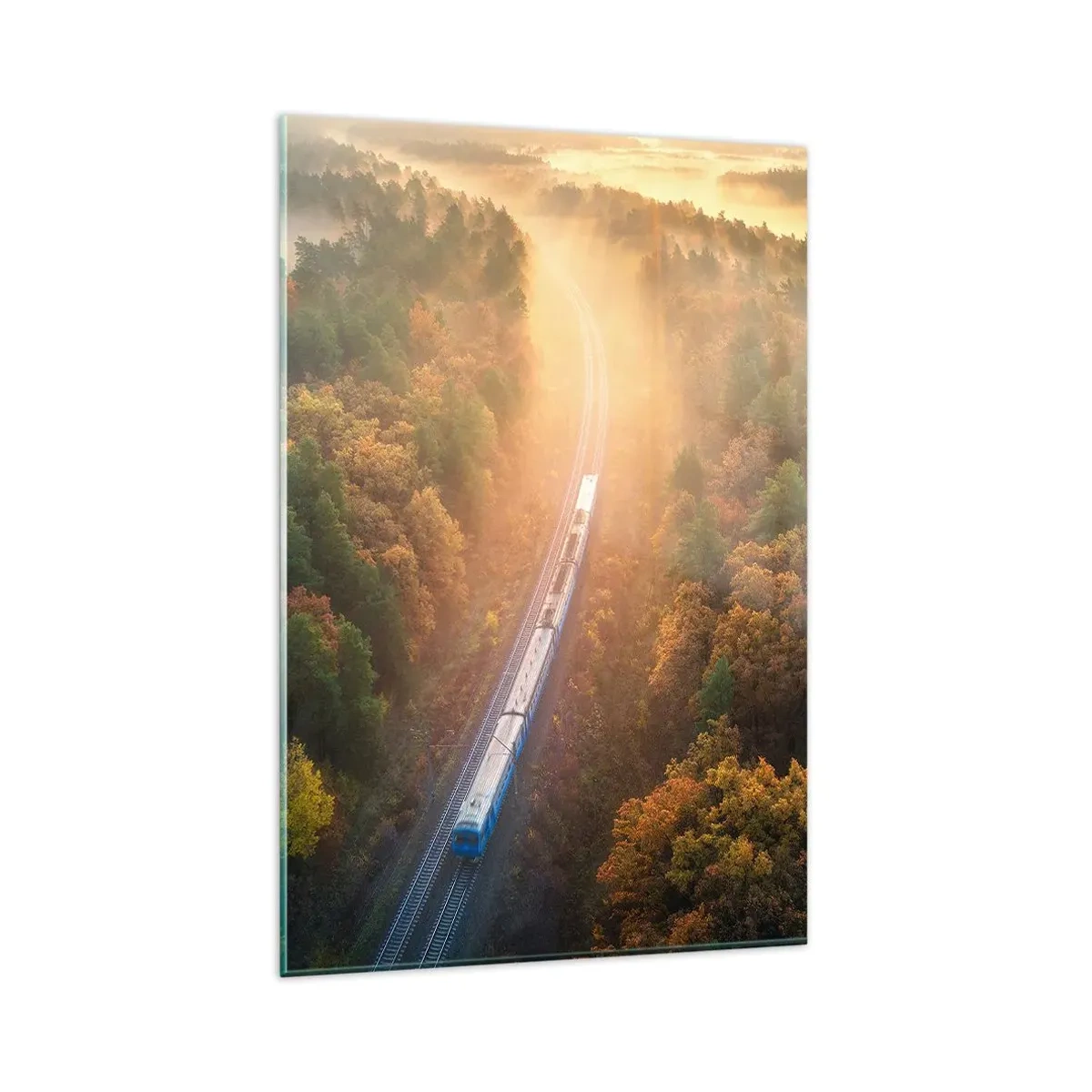 Schilderen op glas - Herfst reis - 80x120 cm