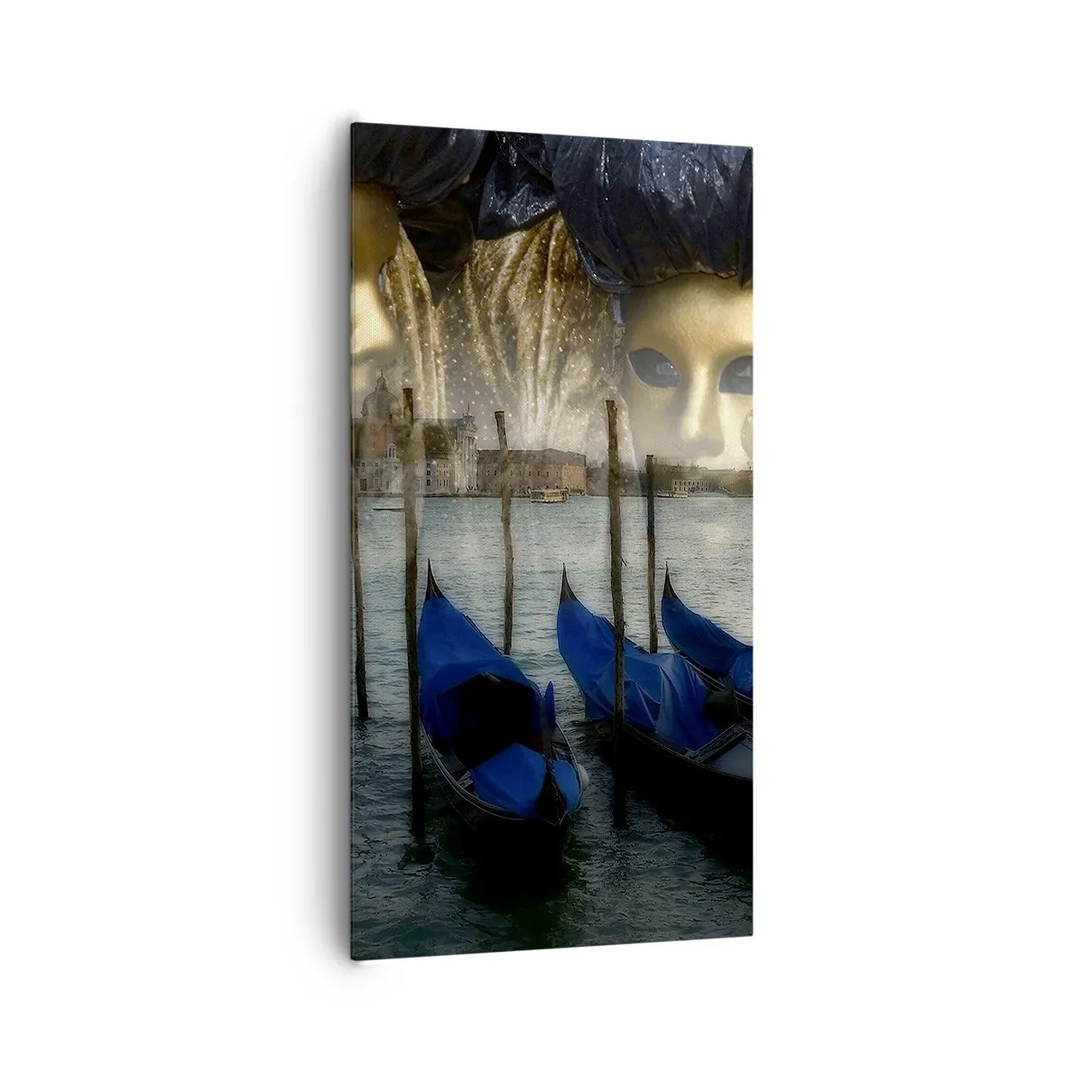 Schilderen op canvas - Het is tijd om het carnaval te beginnen - 65x120 cm