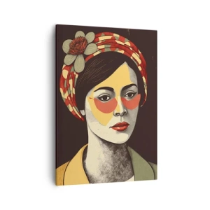 Schilderen op canvas - Koraal Dame - 50x70 cm