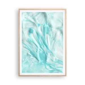 Een poster in een licht eiken lijst - Voor altijd samen - 70x100 cm