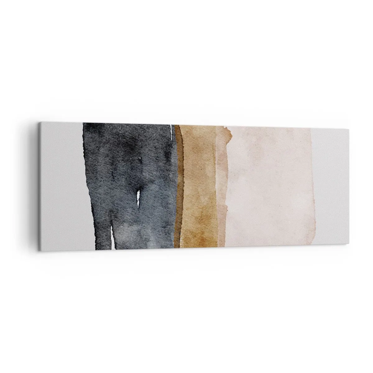 Schilderen op canvas - De samenstelling van de kleuren van de aarde - 140x50 cm